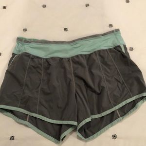 Lulu lemon running shorts